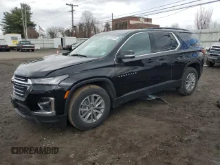2022 Chevrolet Traverse LT Cloth z VIN 1GNERGKW5NJ155321, wystawiony jako Copart lot #51207235 z przebiegiem 25 972 mil mil oraz Szkoda całkowita • Salvage title. Historia ofert i sprzedaży dostępna na DreamBid. Obrazek 1.