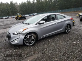 2013 Hyundai Elantra Coupe SE with VIN KMHDH6AE9DU013525, listed as a Copart auction lot 43639555 with 0 mi miles and Salvage Title. Bid and sale history available at carsss.com. Image 1.