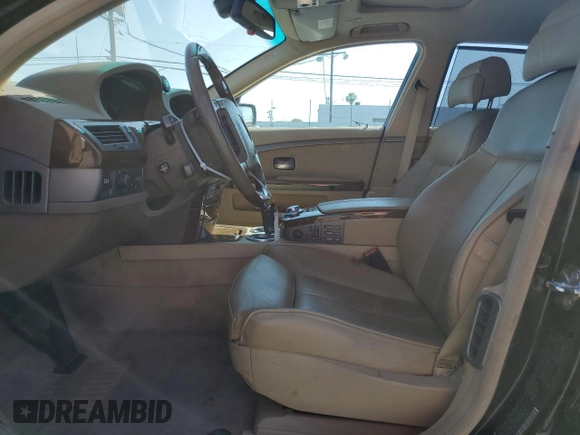 2003 BMW 7 Series 745Li с VIN WBAGN63443DR19933, выставлен на аукционе Copart как лот 56068055 с пробегом Не указан миль и Списание • Salvage title. История ставок и продаж доступна на DreamBid. Изображение 7.