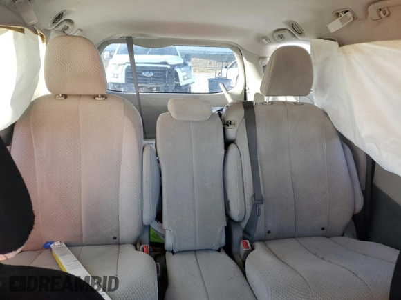 2012 Toyota Sienna LE AAS с VIN 5TDKK3DC3CS178320, выставлен на аукционе Copart как лот 89364215 с пробегом Не указан миль и Списание • Salvage title. История ставок и продаж доступна на DreamBid. Изображение 10.