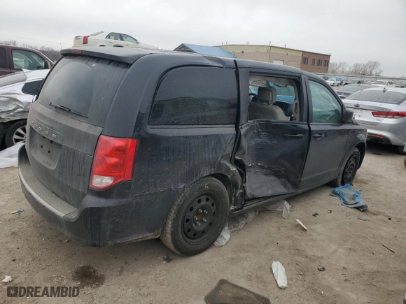 2018 Dodge Grand Caravan SE with VIN 2C4RDGBGXJR137257, listed as a Copart auction lot 44750595 with 128,236 mi miles and Salvage Title. Bid and sale history available at carsss.com. Image 3.