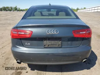 2013 Audi A6 Premium Plus with VIN WAUGFAFC9DN053872, listed as a Copart auction lot 54935735 with 117,804 mi miles and Clean title. Bid and sale history available at DreamBid. Image 6.