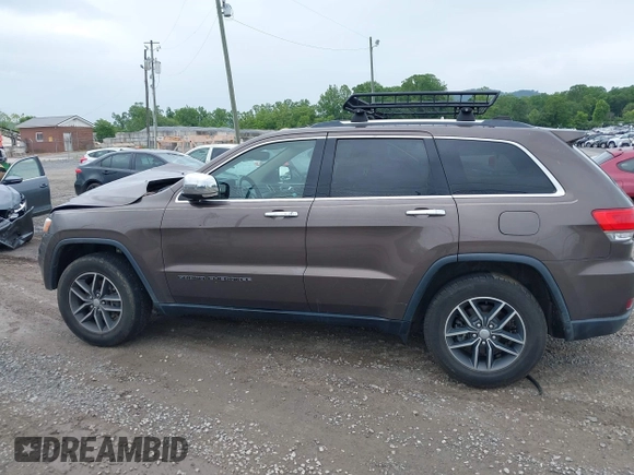 2017 Jeep Grand Cherokee Limited with VIN 1C4RJFBG4HC920046, listed as a IAAI auction lot 42383165 with 119,544 mi miles and . Bid and sale history available at DreamBid. Image 14.