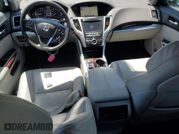 2017 Acura TLX V6 w/Advance Pkg with VIN 19UUB2F7XHA002129, listed as a Copart auction lot 54933184 with 111,963 mi miles and Salvage title. Bid and sale history available at DreamBid. Image 8.
