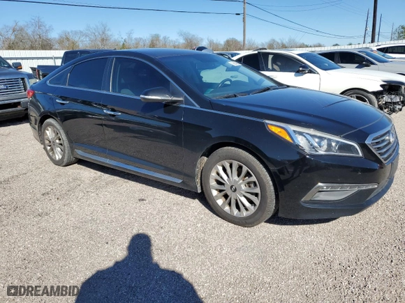 2015 Hyundai Sonata 2.4L Limited with VIN 5NPE34AF4FH100086, listed as a Copart auction lot 86267234 with 138,000 mi miles and Clean Title. Bid and sale history available at carsss.com. Image 4.