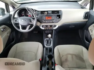 2015 Kia Rio LX with VIN KNADM4A36F6461146, listed as a Copart auction lot 54969204 with 74,501 mi miles and Salvage Title. Bid and sale history available at carsss.com. Image 8.