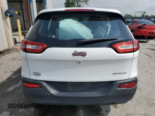 2017 Jeep Cherokee Sport with VIN 1C4PJLAB9HW565983, listed as a Copart auction lot 57095935 with 155,888 mi miles and Salvage title. Bid and sale history available at DreamBid. Image 6.