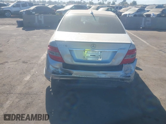2009 Mercedes-Benz C-Class 3.5L Sport with VIN WDDGF56XX9R049848, listed as a IAAI auction lot 41263587 with 96,743 mi miles. Bid and sale history available at carsss.com. Image 6.