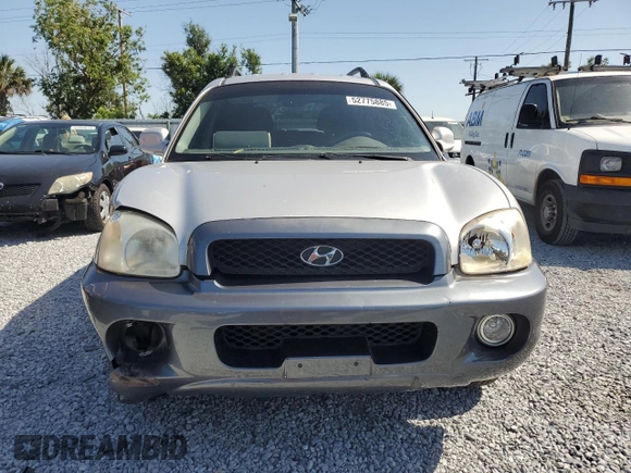 2003 Hyundai Santa Fe GLS z VIN KM8SC13D23U370587, wystawiony jako Copart lot #52775885 z przebiegiem Nie podano mil oraz Szkoda całkowita • Salvage title. Historia ofert i sprzedaży dostępna na DreamBid. Obrazek 5.