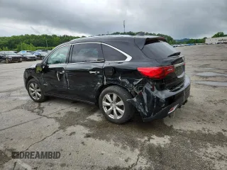 2015 Acura MDX Advance with VIN 5FRYD4H87FB026712, listed as a Copart auction lot 61238365 with 231,620 mi miles and Salvage title. Bid and sale history available at DreamBid. Image 2.
