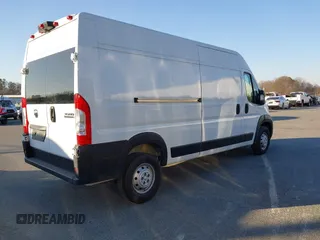 2023 Ram ProMaster Cargo with VIN 3C6MRVHGXPE509172, listed as a IAAI auction lot 41563596 with 67,348 mi miles. Bid and sale history available at carsss.com. Image 4.