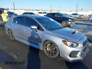 2021 Subaru WRX STI with VIN JF1VA2E66M9800482, listed as a IAAI auction lot 41331355 with 50,255 mi miles. Bid and sale history available at carsss.com. Image 1.