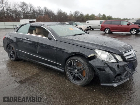 2011 Mercedes-Benz E-Class E 550 with VIN WDDKK7CF8BF129198, listed as a Copart auction lot 50033575 with 0 mi miles and Salvage Title. Bid and sale history available at carsss.com. Image 4.