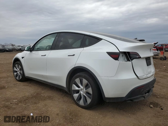 2023 Tesla Model Y Long Range with VIN 7SAYGDEEXPF839677, listed as a Copart auction lot 50845175 with 36,661 mi miles and Salvage Title. Bid and sale history available at DreamBid. Image 2.