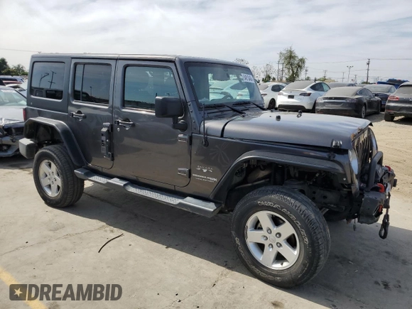 2018 Jeep Wrangler JK Unlimited Sahara with VIN 1C4HJWEG7JL921866, listed as a Copart auction lot 69345464 with 58,990 mi miles and Salvage Title. Bid and sale history available at carsss.com. Image 4.
