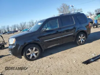 2012 Honda Pilot Touring with VIN 5FNYF4H96CB076730, listed as a Copart auction lot 50161785 with 108,038 mi miles and Salvage Title. Bid and sale history available at DreamBid. Image 1.