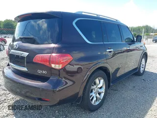2014 Infiniti QX80 with VIN JN8AZ2NE9E9065544, listed as a IAAI auction lot 42652230 with 189,714 mi miles and . Bid and sale history available at DreamBid. Image 4.