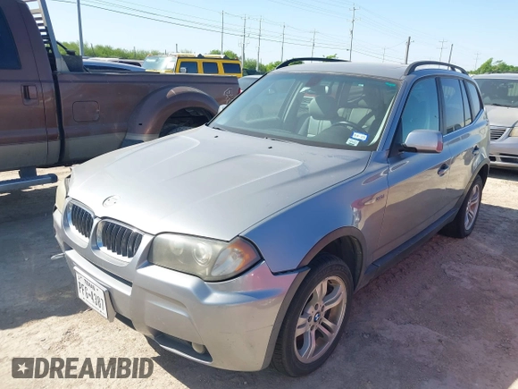2006 BMW X3 3.0i with VIN WBXPA934X6WD28522, listed as a IAAI auction lot 41981963 with 175,076 mi miles. Bid and sale history available at carsss.com. Image 2.