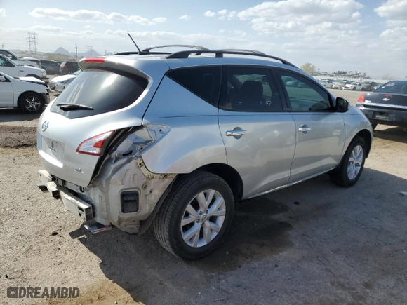 2012 Nissan Murano SL with VIN JN8AZ1MU4CW104560, listed as a Copart auction lot 51318235 with 125,928 mi miles and Salvage Title. Bid and sale history available at carsss.com. Image 3.