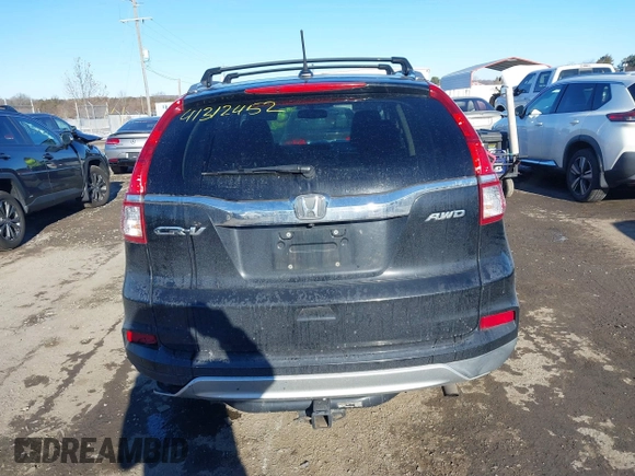 2015 Honda CR-V EX-L with VIN 2HKRM4H74FH682655, listed as a IAAI auction lot 41312452 with 161,587 mi miles. Bid and sale history available at carsss.com. Image 16.