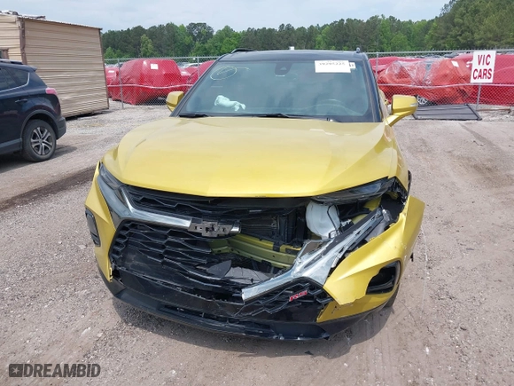 2022 Chevrolet Blazer RS with VIN 3GNKBERS9NS130659, listed as a IAAI auction lot 39295225 with 48,605 mi miles. Bid and sale history available at carsss.com. Image 6.