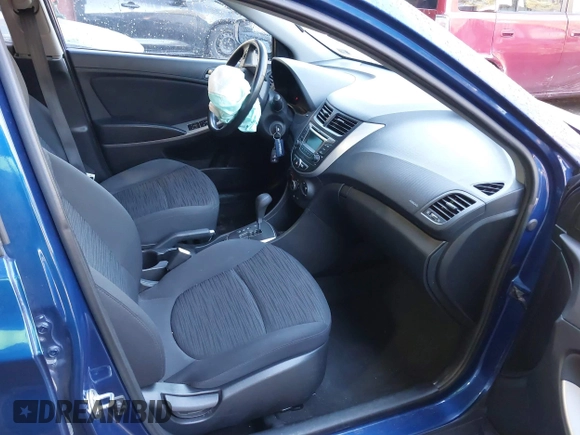 2015 Hyundai Accent GS with VIN KMHCT5AE6FU209512, listed as a IAAI auction lot 41876988 with 111,378 mi miles. Bid and sale history available at carsss.com. Image 5.