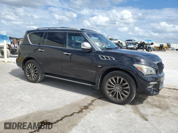 2015 Infiniti QX80 Limited with VIN JN8AZ2NE8F9086449, listed as a Copart auction lot 74882054 with 138,614 mi miles and Salvage Title. Bid and sale history available at carsss.com. Image 4.