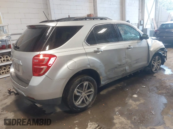 2017 Chevrolet Equinox Premier with VIN 2GNFLGE34H6143461, listed as a IAAI auction lot 41972015 with 94,492 mi miles. Bid and sale history available at carsss.com. Image 4.