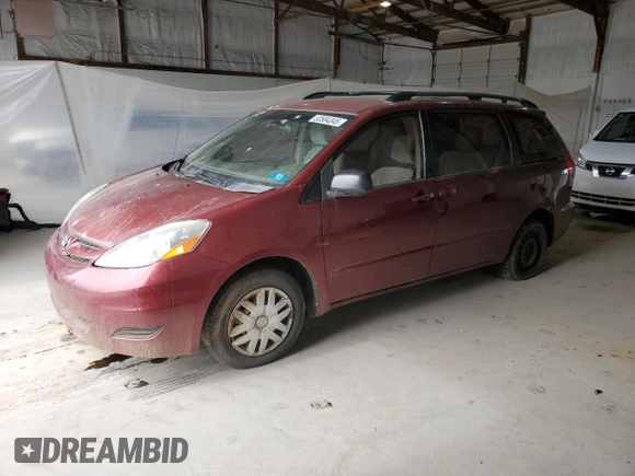 2009 Toyota Sienna CE with VIN 5TDZK23C99S236823, listed as a Copart auction lot 53504345 with 246,402 mi miles and Clean Title. Bid and sale history available at DreamBid. Image 1.