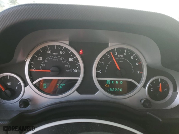 2010 Jeep Wrangler Unlimited Sport with VIN 1J4BA3H14AL125341, listed as a Copart auction lot 47244785 with 192,220 mi miles and Clean Title. Bid and sale history available at carsss.com. Image 9.