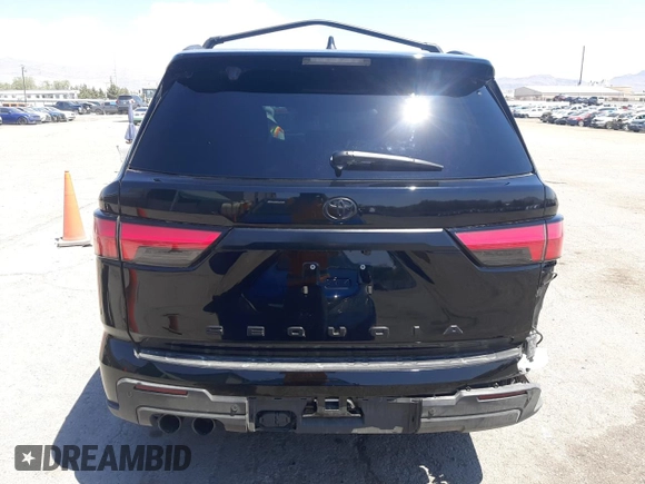 2024 Toyota Sequoia SR5 with VIN 7SVAAABA9RX030749, listed as a Copart auction lot 63784054 with 1,504 mi miles and Salvage Title. Bid and sale history available at carsss.com. Image 6.