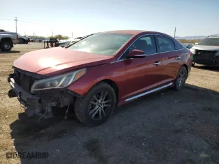 2016 Hyundai Sonata 2.4L Sport with VIN 5NPE34AF1GH420760, listed as a Copart auction lot 51998585 with 121,204 mi miles and Salvage Title. Bid and sale history available at carsss.com. Image 1.