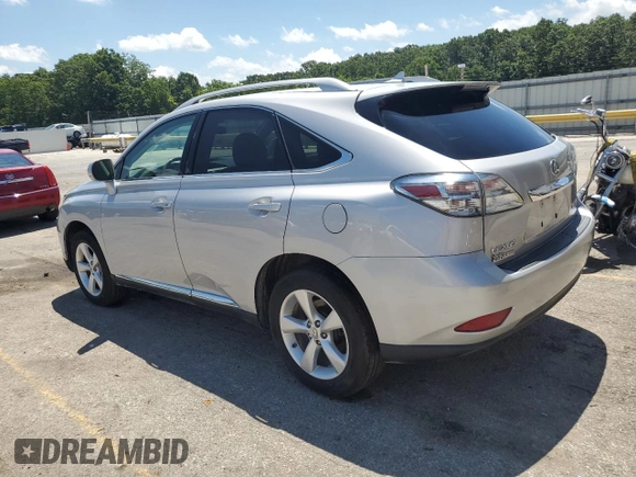 2010 Lexus RX 350 with VIN 2T2BK1BA7AC059483, listed as a Copart auction lot 61349955 with 279,992 mi miles and Salvage title. Bid and sale history available at DreamBid. Image 2.