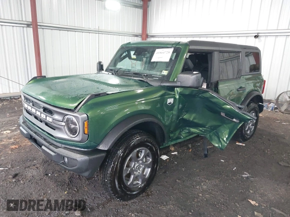 2024 Ford Bronco Big Bend with VIN 1FMDE7BH6RLA88901, listed as a IAAI auction lot 41864728 with 3,416 mi miles and . Bid and sale history available at DreamBid. Image 17.