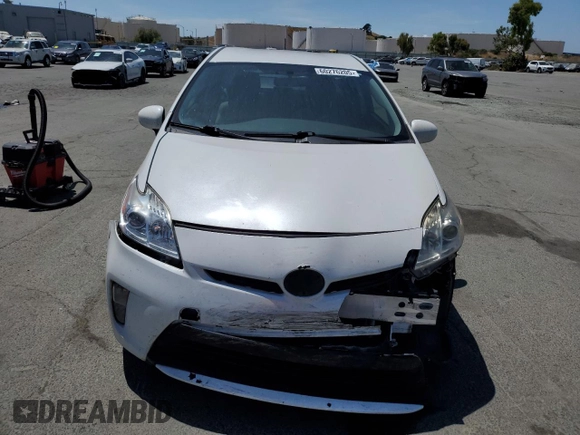 2013 Toyota Prius One with VIN JTDKN3DUXD1687268, listed as a Copart auction lot 60276205 with 106,051 mi miles and Salvage title. Bid and sale history available at DreamBid. Image 5.