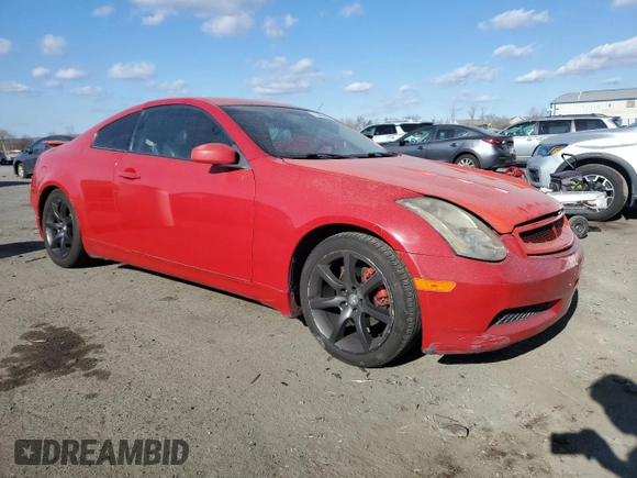 2004 Infiniti G35 Coupe w/Leather with VIN JNKCV54E64M302066, listed as a Copart auction lot 78490554 with 138,454 mi miles and Salvage Title. Bid and sale history available at carsss.com. Image 4.