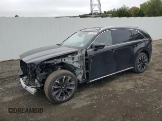 2024 Mazda CX-90 3.3 Turbo S with VIN JM3KK1HC2R1113146, listed as a Copart auction lot 72627034 with 13,437 mi miles and Salvage Title. Bid and sale history available at carsss.com. Image 1.