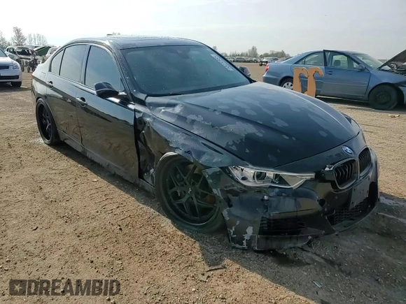 2014 BMW 3 Series 335i xDrive with VIN WBA3B9C58EP458979, listed as a Copart auction lot 53272855 with 120,565 mi miles and Salvage title. Bid and sale history available at DreamBid. Image 13.