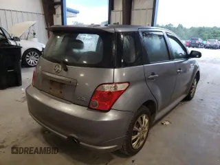 2006 Scion xA with VIN JTKKT624X65014043, listed as a Copart auction lot 58005482 with 187,078 mi miles and Salvage Title. Bid and sale history available at carsss.com. Image 4.