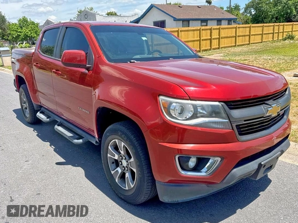 2015 Chevrolet Colorado 2WD Z71 with VIN 1GCGSCE31F1222448, listed as a Copart auction lot 65782675 with 120,009 mi miles and Clean title. Bid and sale history available at DreamBid. Image 1.
