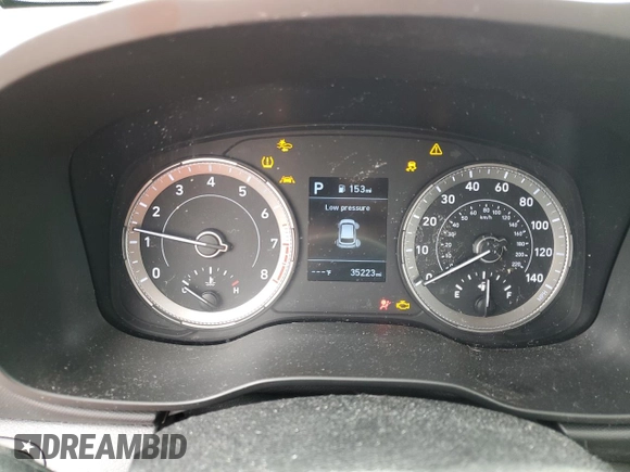 2020 Hyundai Venue SEL with VIN KMHRC8A37LU029722, listed as a Copart auction lot 45953555 with 35,223 mi miles and Salvage Title. Bid and sale history available at DreamBid. Image 9.