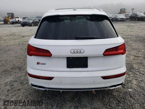 2018 Audi SQ5 Premium Plus with VIN WA1A4AFY0J2231296, listed as a Copart auction lot 85218374 with 50,616 mi miles and Salvage Title. Bid and sale history available at DreamBid. Image 6.
