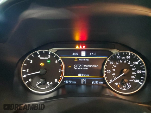 2023 Nissan Altima SL with VIN 1N4BL4EV4PN399364, listed as a Copart auction lot 51514575 with 48,370 mi miles and Non Repairable. Bid and sale history available at DreamBid. Image 9.