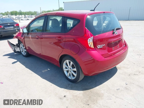 2014 Nissan Note SV with VIN 3N1CE2CP9EL388460, listed as a IAAI auction lot 42147810 with 121,702 mi miles and . Bid and sale history available at DreamBid. Image 3.