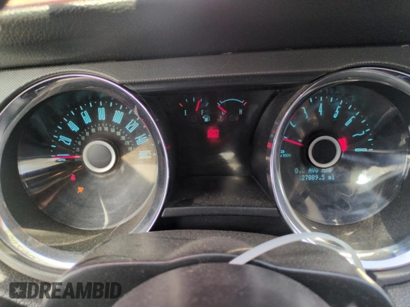 2014 Ford Mustang V6 with VIN 1ZVBP8EM7E5299993, listed as a Copart auction lot 50263105 with 127,889 mi miles and Salvage title. Bid and sale history available at DreamBid. Image 9.
