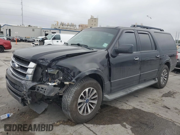 2016 Ford Expedition EL XLT with VIN 1FMJK1HT9GEF23528, listed as a Copart auction lot 82247574 with 185,529 mi miles and Salvage Title. Bid and sale history available at carsss.com. Image 1.