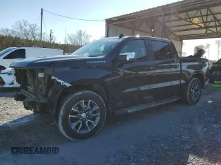 2023 Chevrolet Silverado 1500 LT with VIN 1GCPDDEK2PZ179443, listed as a Copart auction lot 42834445 with 49,393 mi miles and Salvage Title. Bid and sale history available at carsss.com. Image 1.