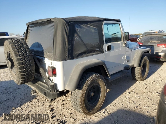 1997 Jeep Wrangler Sport with VIN 1J4FY19S8VP545093, listed as a Copart auction lot 47985865 with 124,208 mi miles and Salvage Title. Bid and sale history available at carsss.com. Image 3.