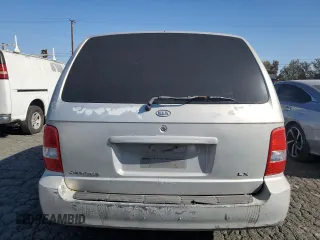2004 Kia Sedona LX with VIN KNDUP131746573472, listed as a Copart auction lot 80593594 with 187,905 mi miles and Clean Title. Bid and sale history available at carsss.com. Image 6.