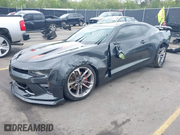 2017 Chevrolet Camaro 2SS with VIN 1G1FH1R72H0177890, listed as a IAAI auction lot 41935185 with 17,510 mi miles. Bid and sale history available at carsss.com. Image 2.